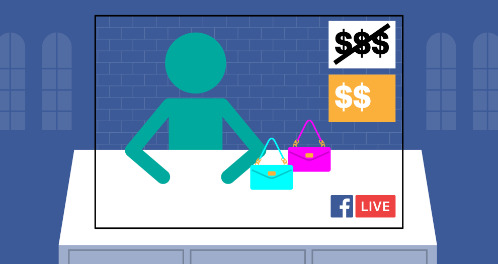 Facebook тестирует продажи через Live Video