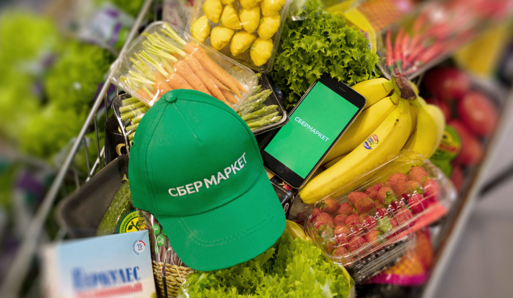 "Сбермаркет" начал доставлять продукты по всей России