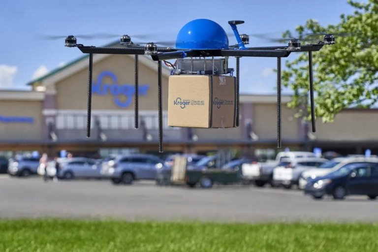 В штате Огайо дроны с товарами гоняются за заказчиком. Этот опыт хотят распространить на весь мир